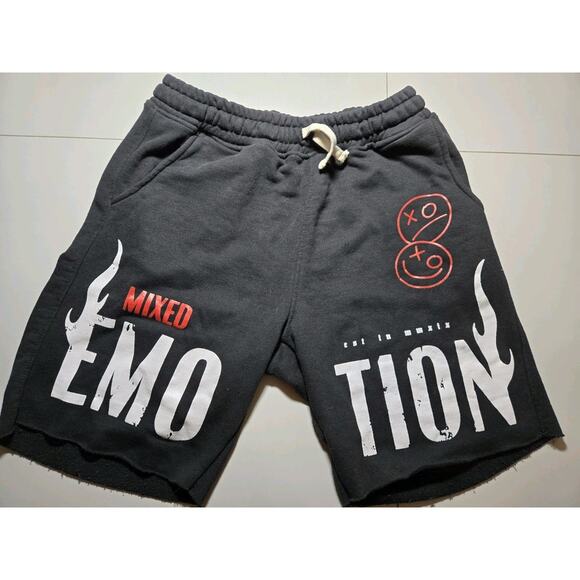 Mixed Emotion Shorts Size Large Black - Picture 2 of 6